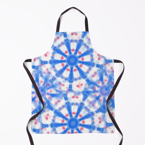 Item preview, Nine Spoke Wheel Nautical Dharma in Red, White and Blue designed and sold by AlteredAtelier.