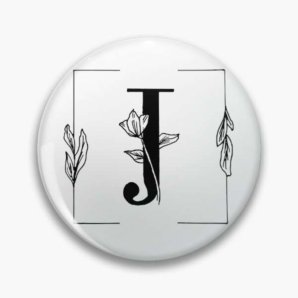 Item preview, Botanical Alphabet J Floral Monogram designed and sold by AuroCreatives.