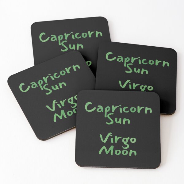 Item preview, Capricorn Sun Virgo Moon Text designed and sold by leomooncreates.
