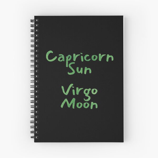 Item preview, Capricorn Sun Virgo Moon Text designed and sold by leomooncreates.