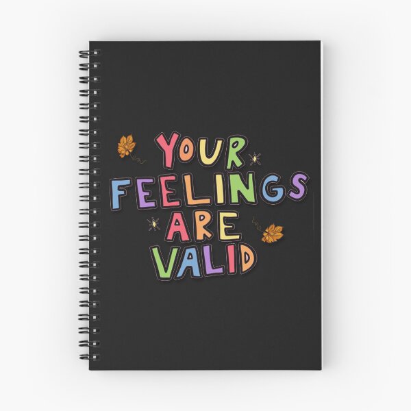 Item preview, quotes your feelings are valid designed and sold by Sonia Jones Art.