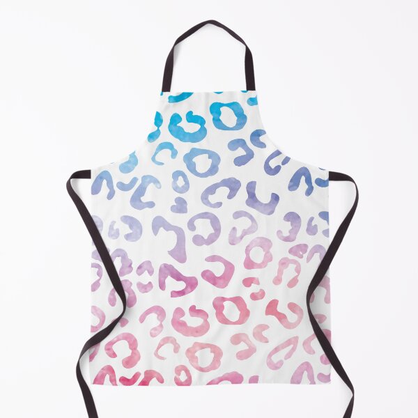 Item preview, Pink and blue leopard pattern designed and sold by ColorsHappiness.