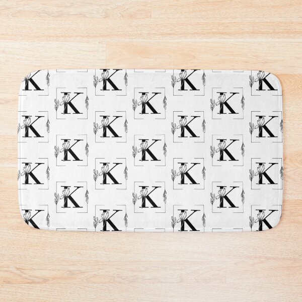 Item preview, Botanical Alphabet K Floral Monogram designed and sold by AuroCreatives.