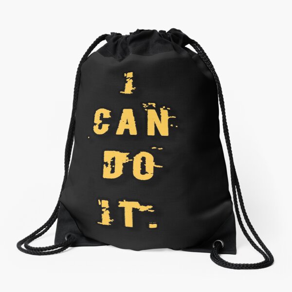 Positive Thinking Drawstring Bag