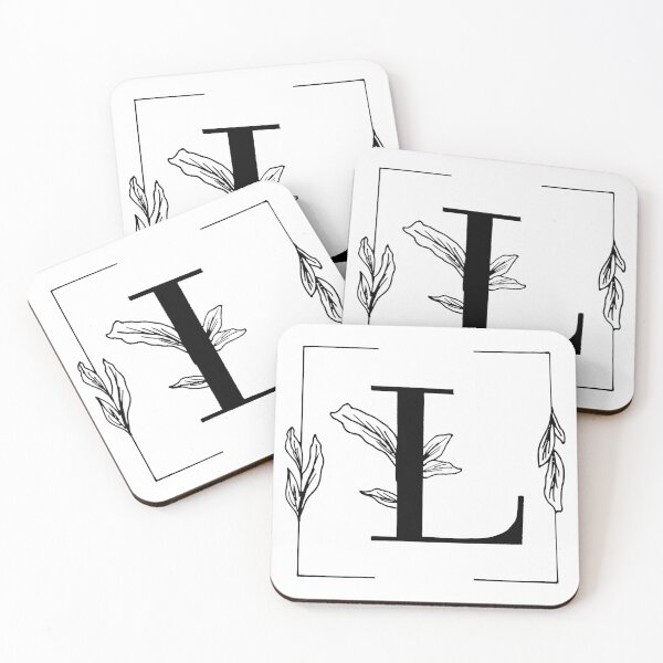 Item preview, Botanical Alphabet L Floral Monogram designed and sold by AuroCreatives.