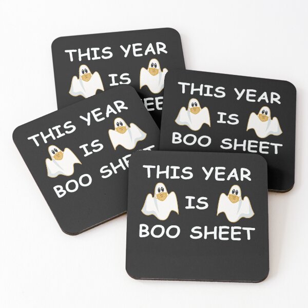 Item preview, This Year Is Boo Sheet Funny Ghost Boo Halloween  designed and sold by binly123.