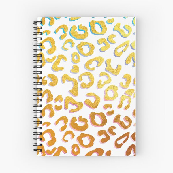 Item preview, Golden leopard print, with rainbow shadow designed and sold by ColorsHappiness.