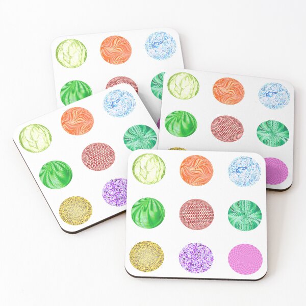 Item preview, Rainbow Geometric Circles Pack  designed and sold by everything4eva.