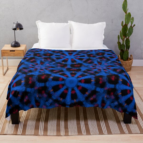 Item preview, Nine Spoke Wheel Nautical Dharma in Red, Black and Blue designed and sold by AlteredAtelier.