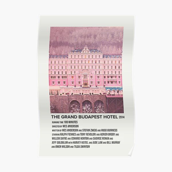 the grand budapest hotel (2014) Poster