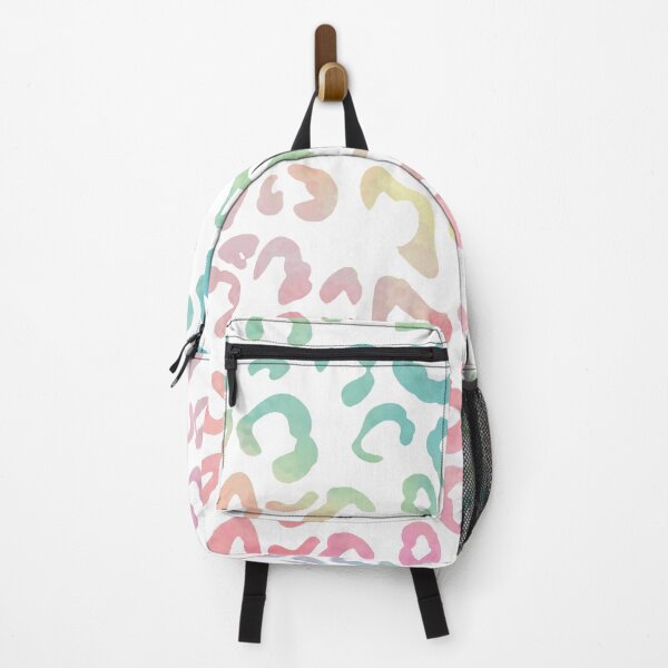 Item preview, Pastel rainbow leopard print designed and sold by ColorsHappiness.