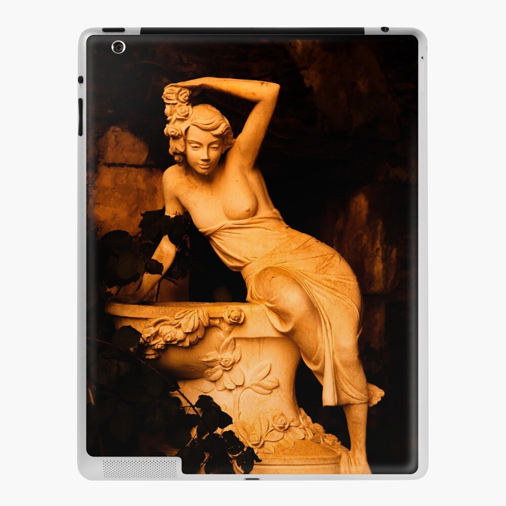 Vintage nude breast woman statue, art deco Poster by Stéphane