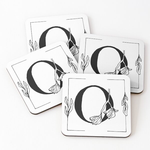 Item preview, Botanical Alphabet O Floral Monogram designed and sold by AuroCreatives.