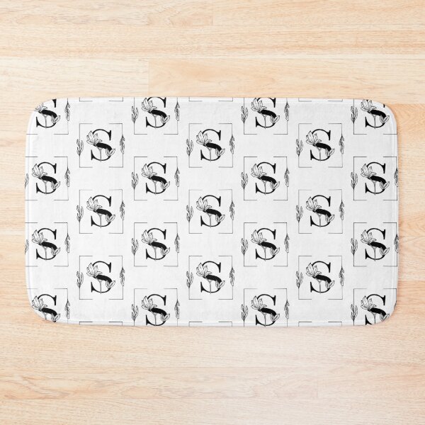 Item preview, Botanical Alphabet S Floral Monogram designed and sold by AuroCreatives.