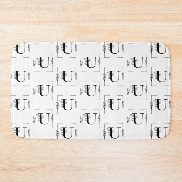 Item preview, Botanical Alphabet U Floral Monogram designed and sold by AuroCreatives.