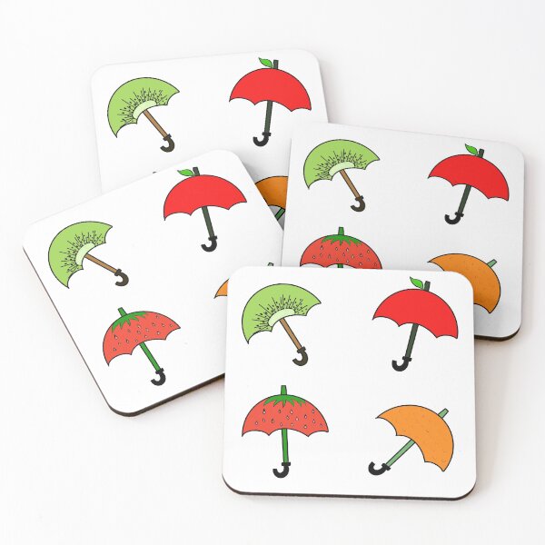 Item preview, Umbrella Fruits Sticker Pack  designed and sold by KRISTAHR.