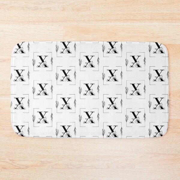 Item preview, Botanical Alphabet X Floral Monogram designed and sold by AuroCreatives.