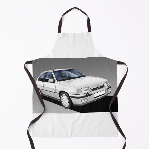 Artikelvorschau, Vaux.hall Ast.ra GTE Oldtimer (weiß) Illustration entworfen und verkauft von RJWautographics.