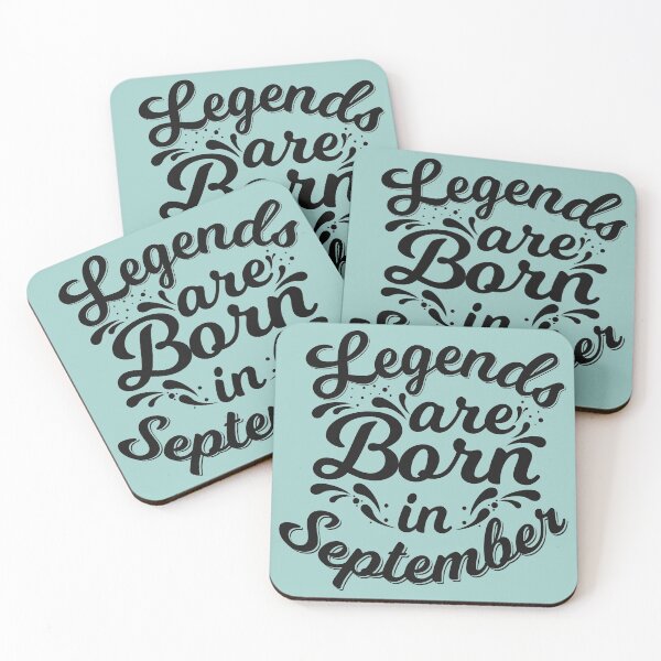 Item preview, Legends Are Born In September designed and sold by ZodesignArt.