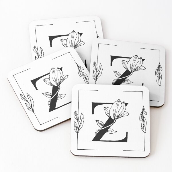 Item preview, Botanical Alphabet Z Floral Monogram designed and sold by AuroCreatives.