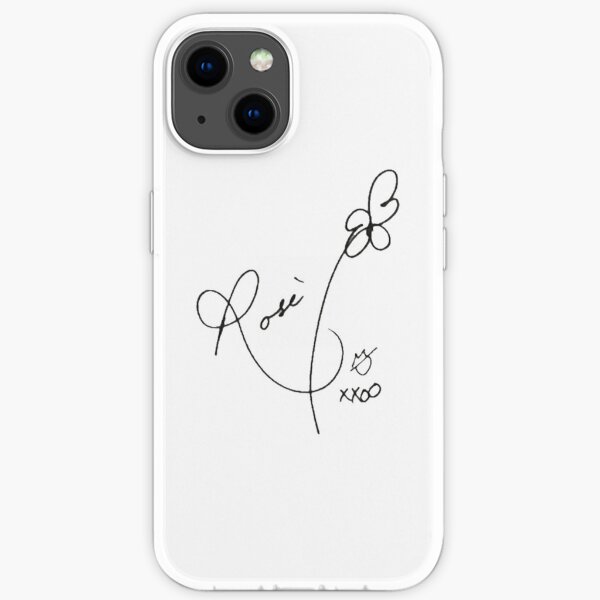 Autographe de Blackpink Rosè Coque souple iPhone