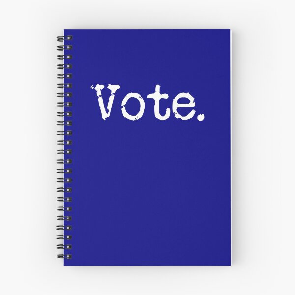 Item preview, Vote. White on Navy designed and sold by TeaRoseWriter.