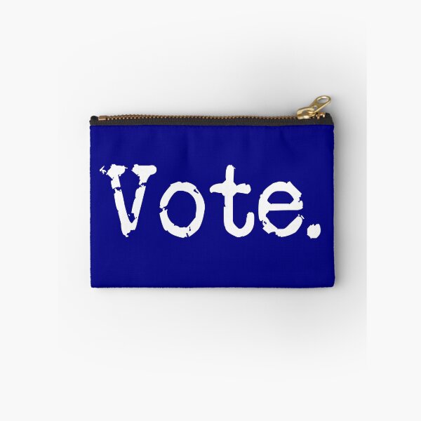 Item preview, Vote. White on Navy designed and sold by TeaRoseWriter.
