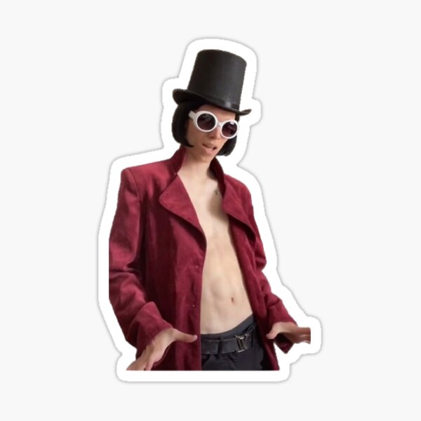 Shirtless willy wonka TikToker famous