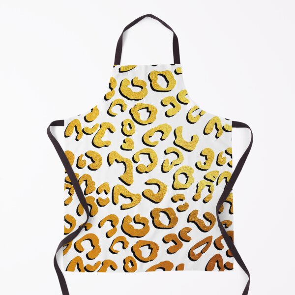 Item preview, Golden leopard print, black shadow designed and sold by ColorsHappiness.