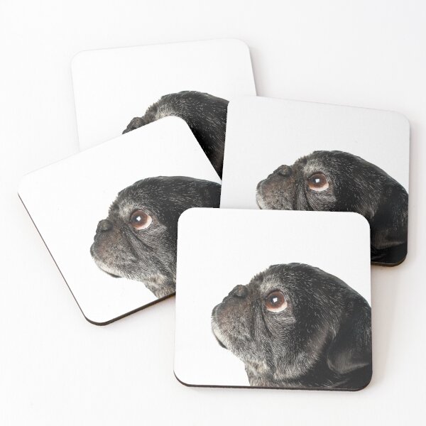 Item preview,  Cute Black Pug Profile designed and sold by Kristen Lucero.