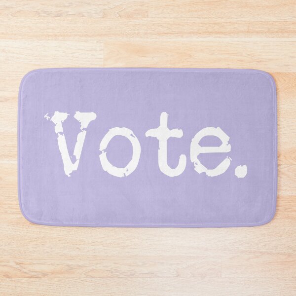 Item preview, Vote. White on Lavender designed and sold by TeaRoseWriter.