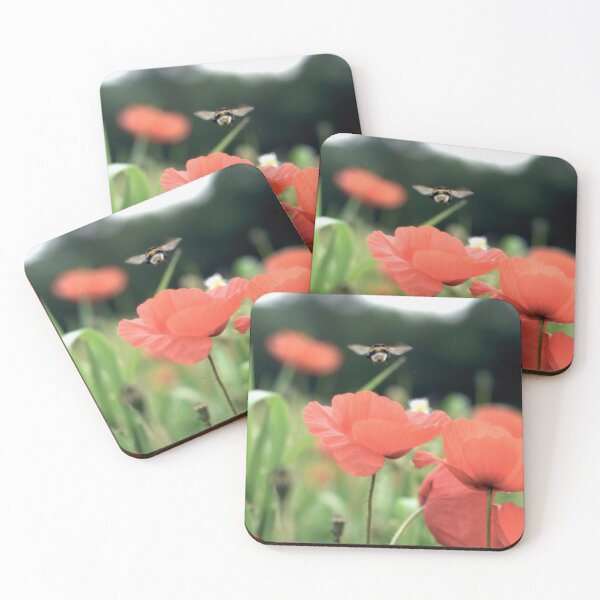 Item preview, Poppy Field and Bumblebee designed and sold by fraeuleinteffi.