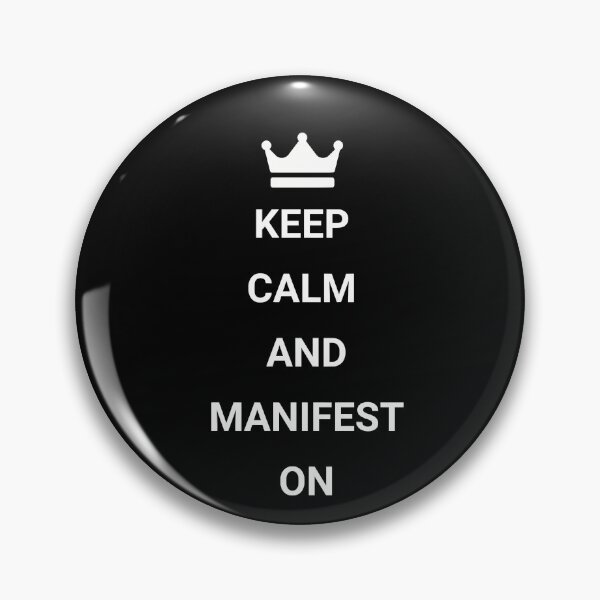 Item preview, Keep calm and manifest on designed and sold by MANIFESTQWEEN.