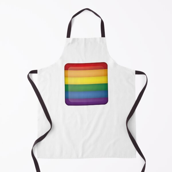 Item preview, Icon representing LGBT square button flag. Ideal for catalogs of institutional materials homosexual flag designed and sold by LucianoCosmo.