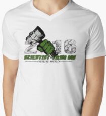 Scientist & Viking god of Thunder Men's V-Neck T-Shirt