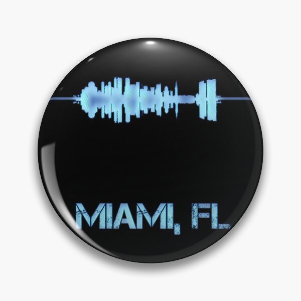 Item preview, Miami Florida Skyline SoundBite Pulse designed and sold by Dude  Stuff.