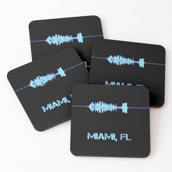 Item preview, Miami Florida Skyline SoundBite Pulse designed and sold by Dude  Stuff.