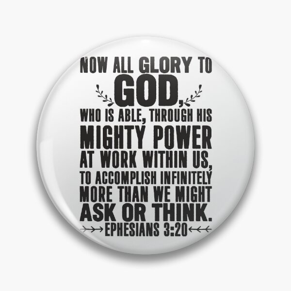 Item preview, Ephesians 3:20 designed and sold by plushism.