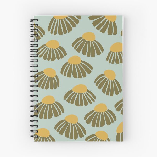 Item preview, Wildflower Daisy Flower Pattern in Pastel Teal designed and sold by jasper-maeve.