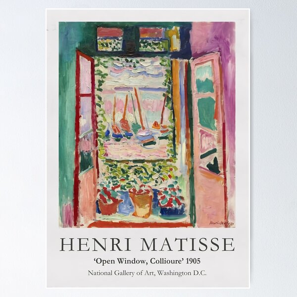open window matisse Poster
