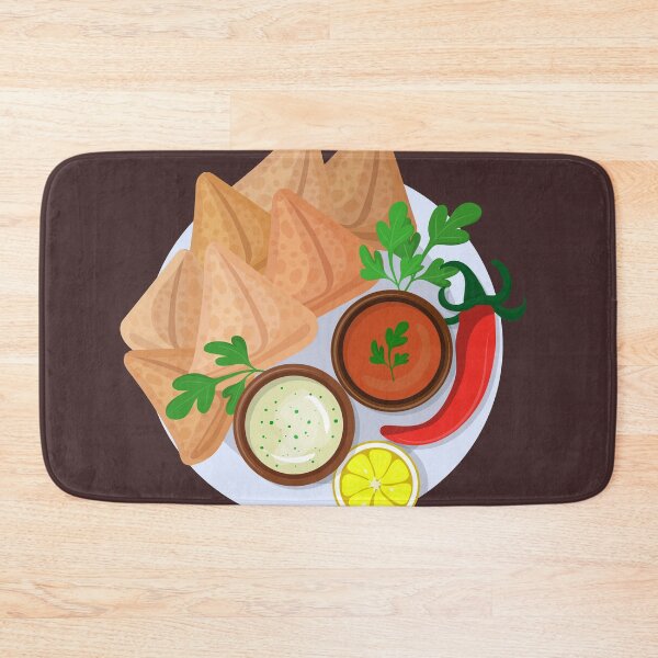 Item preview, Fried Indian Samosa with Dipping Sauces designed and sold by Alicia Chee.