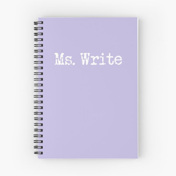 Item preview, Ms. Write in White on Lavender designed and sold by TeaRoseWriter.