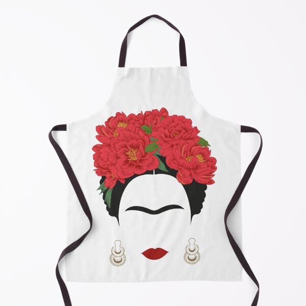 Item preview, Frida Kahlo Red flower designed and sold by AngryandHungry.
