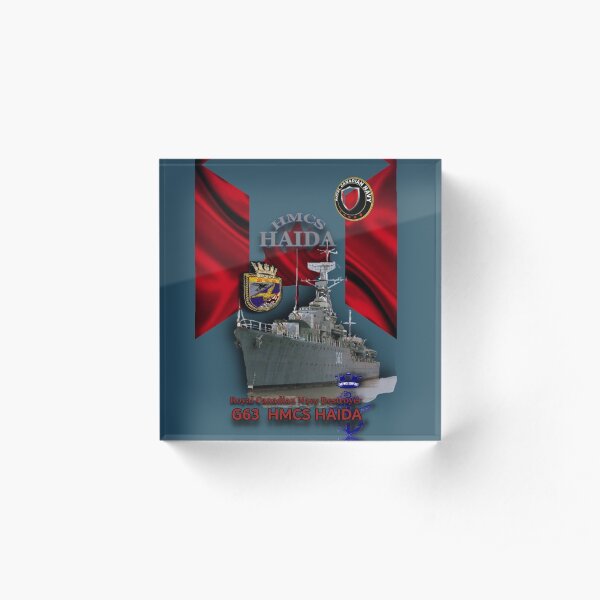 HMCS Haida " Acrylic Block