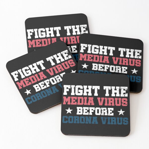 Item preview, Fight the media virus before corona virus designed and sold by Medmac's Designs.