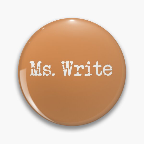 Item preview, Ms. Write in White on Pumpkin Spice designed and sold by TeaRoseWriter.