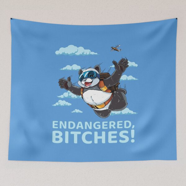 Item preview, Skydiving Life - Endangered Panda Bear designed and sold by Maria Garcia.