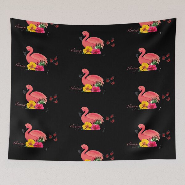 Item preview, Flamingo flowers designed and sold by A. Love.