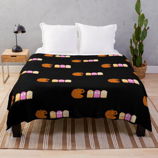 Item preview, 8bit Pumpkin Ghosts Funny Retro Halloween Design designed and sold by up4tee.