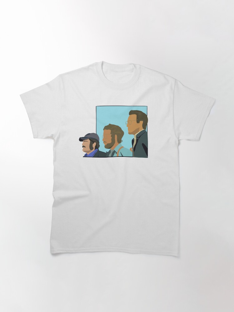 Thumbnail 3 of 7, Classic T-Shirt, Jaws Silhouette designed and sold by thecurlyredhead.